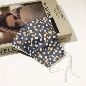 Double-Layer Dots Cotton Washable Face Mask